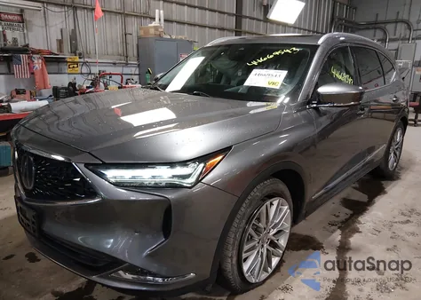 2022 Acura Mdx Advance Package z USA, uszkodzony, nr VIN 5J8YE1H83NL018455